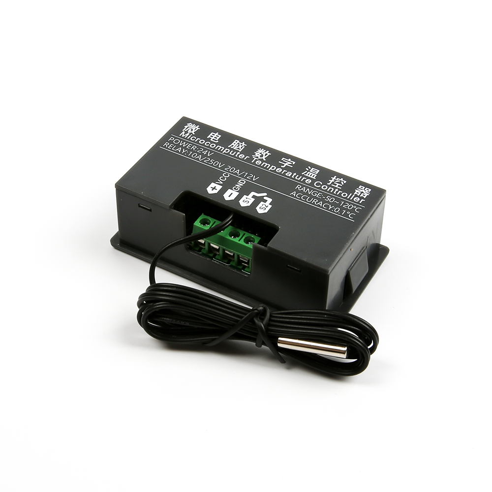 Цифровой терморегулятор (термостат) W3230 24в, кабель 1м